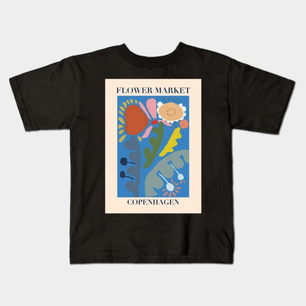 Flower Market (Original) Kids T-Shirt by artfortheworld